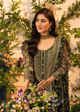 HemStitch Festive Embroidered Chiffon 3 Piece Unstitched Suit HS24FE D-02 HEER